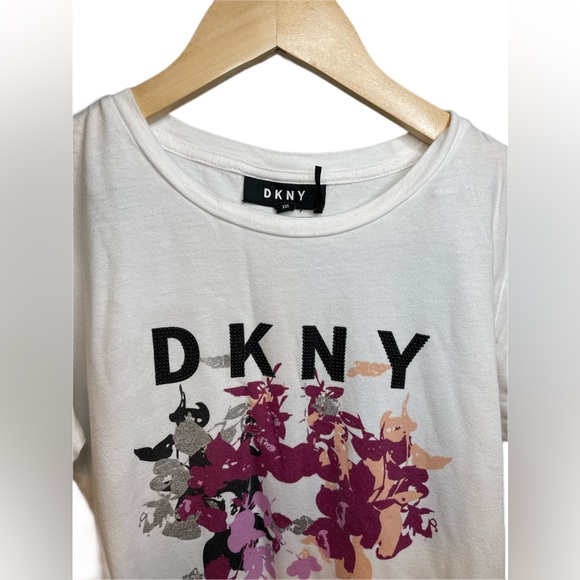 DKNY White T-shirt Size S - Picture 2 of 3